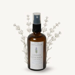 Bouteille d'hydrolat de lavande officinale