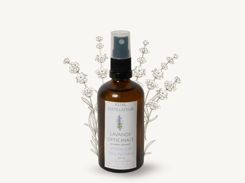 Hydrolat de Lavande officinale 1 Bouteille d'hydrolat de lavande officinale