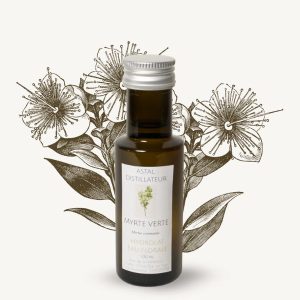 Bouteille d'hydrolat de myrte verte